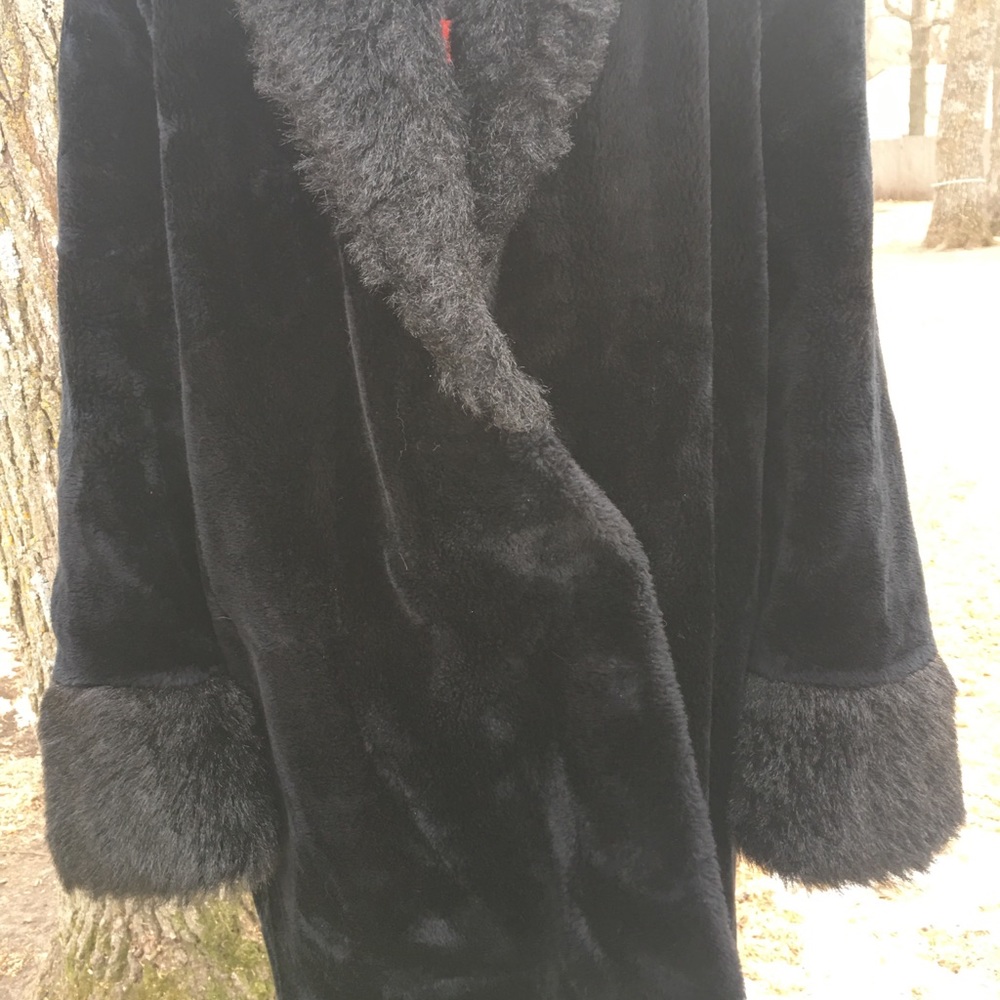 Vintage Faux fur long jacket